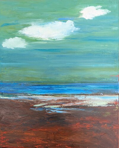 Les nuages qui passent by Nicole Caron, Painting for Sale on Select