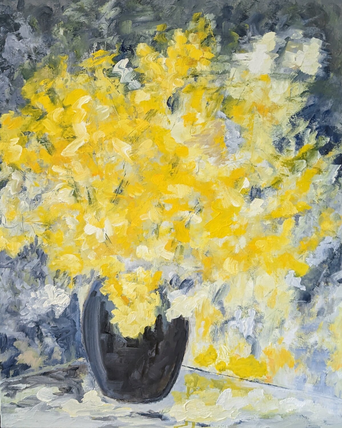 Promesse de l'aube Nicole Caron Original painting for sale