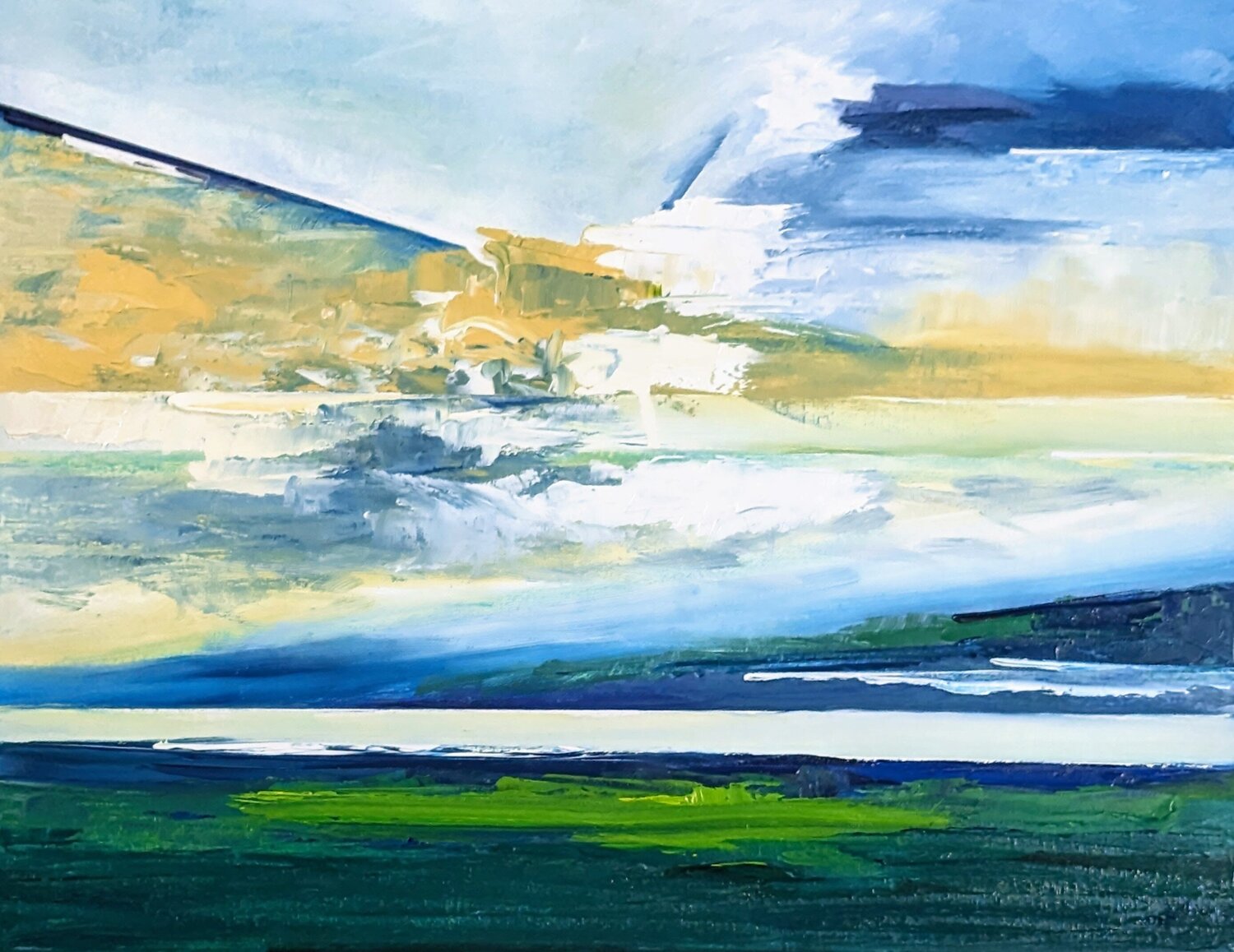 Moraine II Nicole Caron Original painting for sale