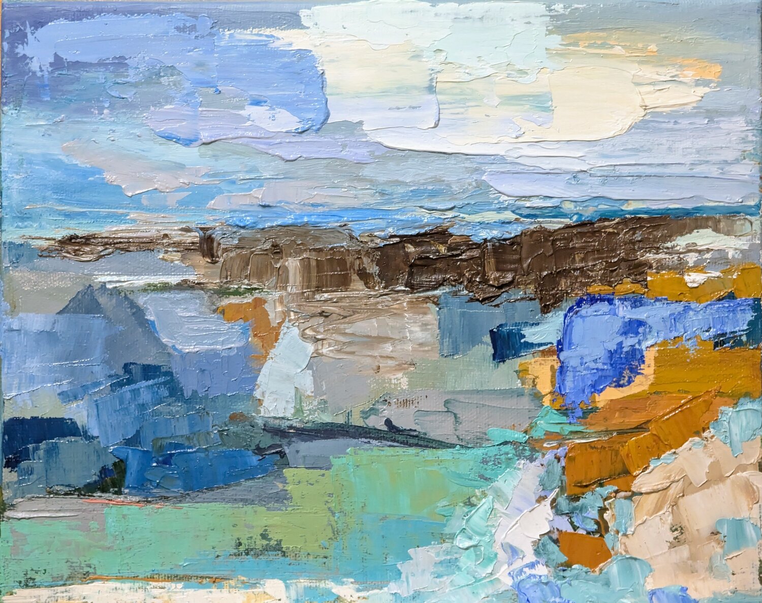 Every day a story Nicole Caron Original painting for sale