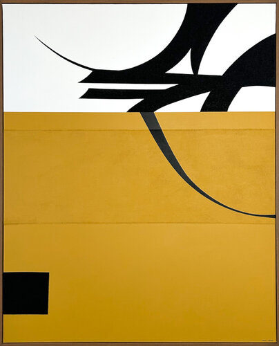 Mouvement noir n°5 by Marie Amédro, Painting for Sale on Select