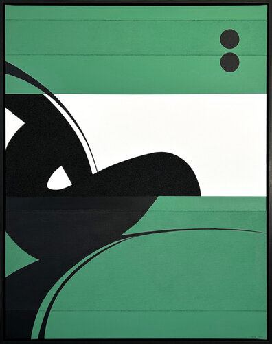 Mouvement noir n°11 by Marie Amédro, Painting for Sale on Select