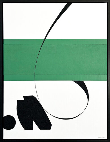 Mouvement noir n°12 by Marie Amédro, Painting for Sale on Select