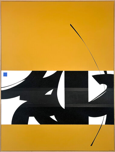 Mouvement noir n°13 by Marie Amédro, Painting for Sale on Select