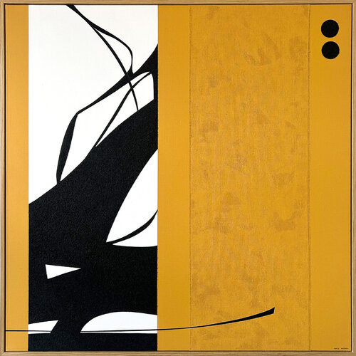 Mouvement noir n°26 by Marie Amédro, Painting for Sale on Select