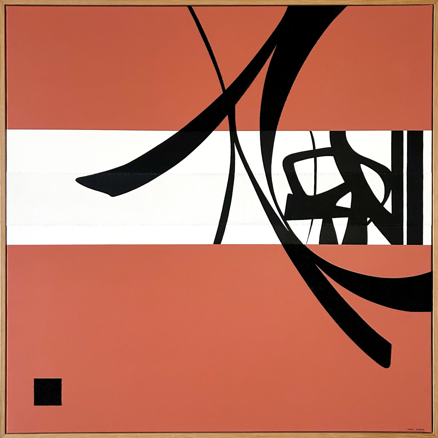 Mouvement noir n°15 Marie Amédro Original painting for sale