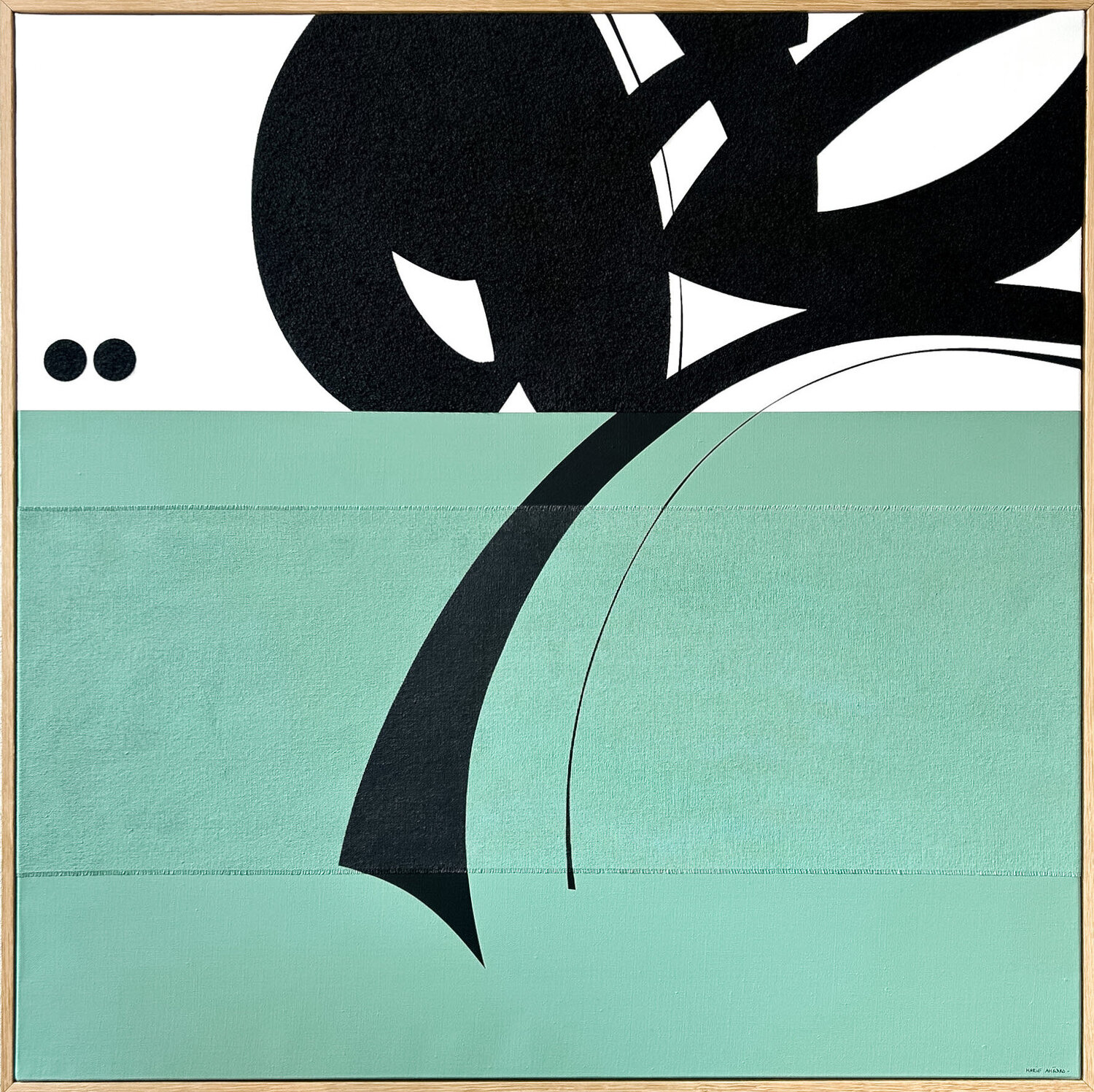 Mouvement noir n°21 Marie Amédro Original painting for sale