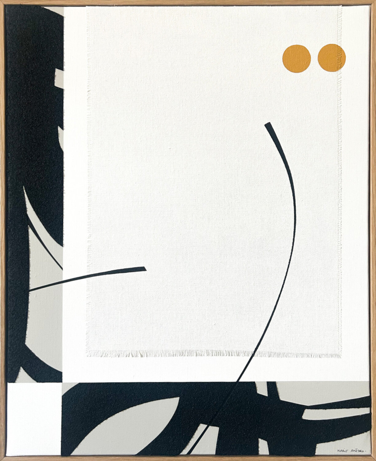 Mouvement noir n°25 Marie Amédro Original painting for sale