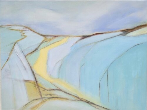 Blue World by Bea Evers, Painting for Sale on Select