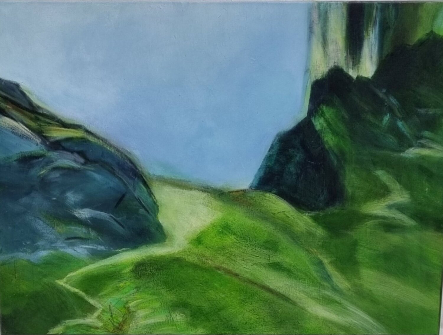 Islands of the sky Bea Evers Original painting for sale