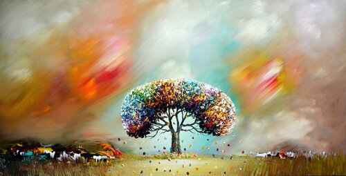 Happiness by Gena, Painting for Sale on Select