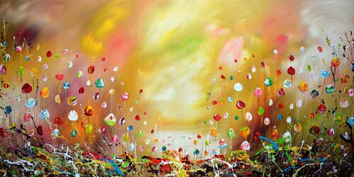 Flowers for you by Gena, Painting for Sale on Select