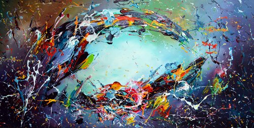 Milky way by Gena, Painting for Sale on Select
