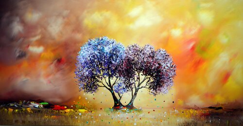 Twins by Gena, Painting for Sale on Select