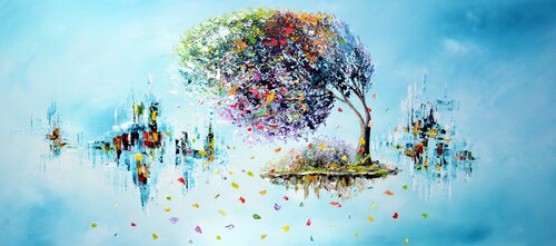 Forward to the Future by Gena, Painting for Sale on Select