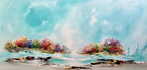 Dream Landscape by Gena, Painting for Sale on Select