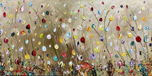 Royal Flowers by Gena, Painting for Sale on Select