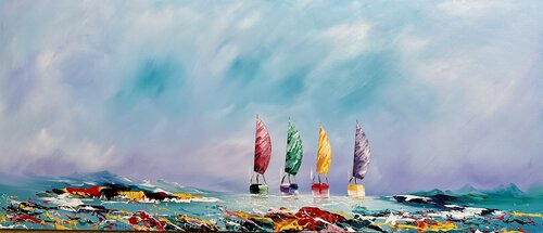 Sailing by Gena, Painting for Sale on Select