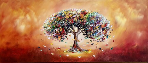 Tree of Harmony by Gena, Painting for Sale on Select