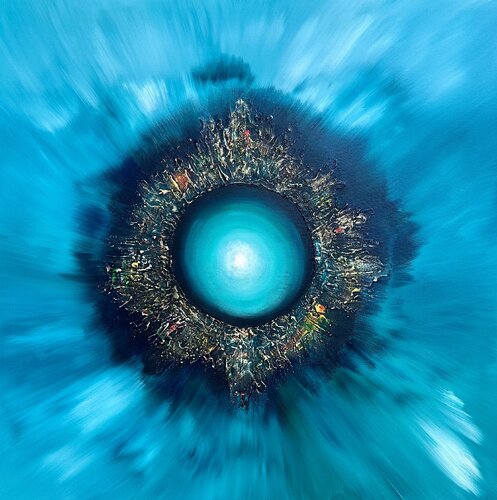 Blue Star by Gena, Painting for Sale on Select