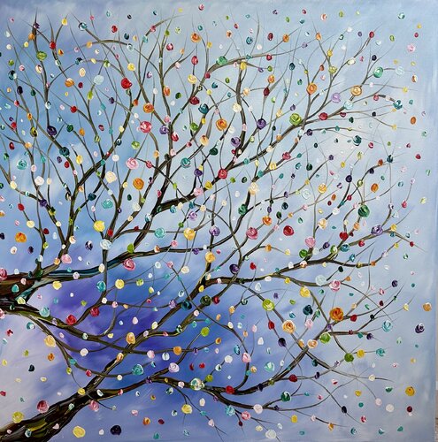Blossom Blue by Gena, Painting for Sale on Select