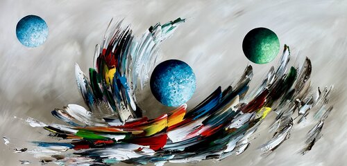 Deep Stream 2 by Gena, Painting for Sale on Select