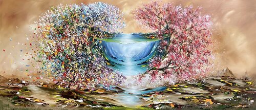 Parallel World XXL by Gena, Painting for Sale on Select