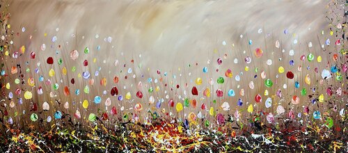 Royal Flowers XXL by Gena, Painting for Sale on Select