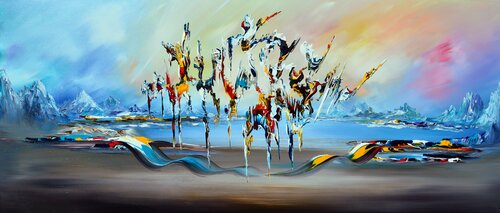 Dancing colours by Gena, Painting for Sale on Select