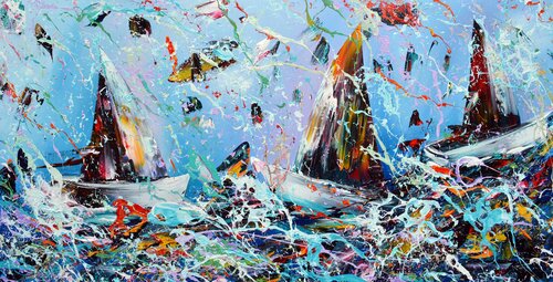 Sailing by Gena, Painting for Sale on Select