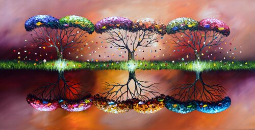 Divine autumn by Gena, Painting for Sale on Select
