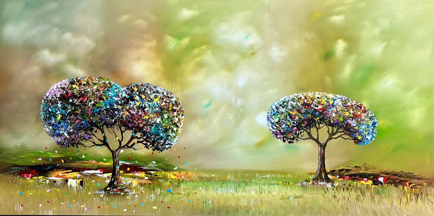 Green World. Gena Original painting for sale