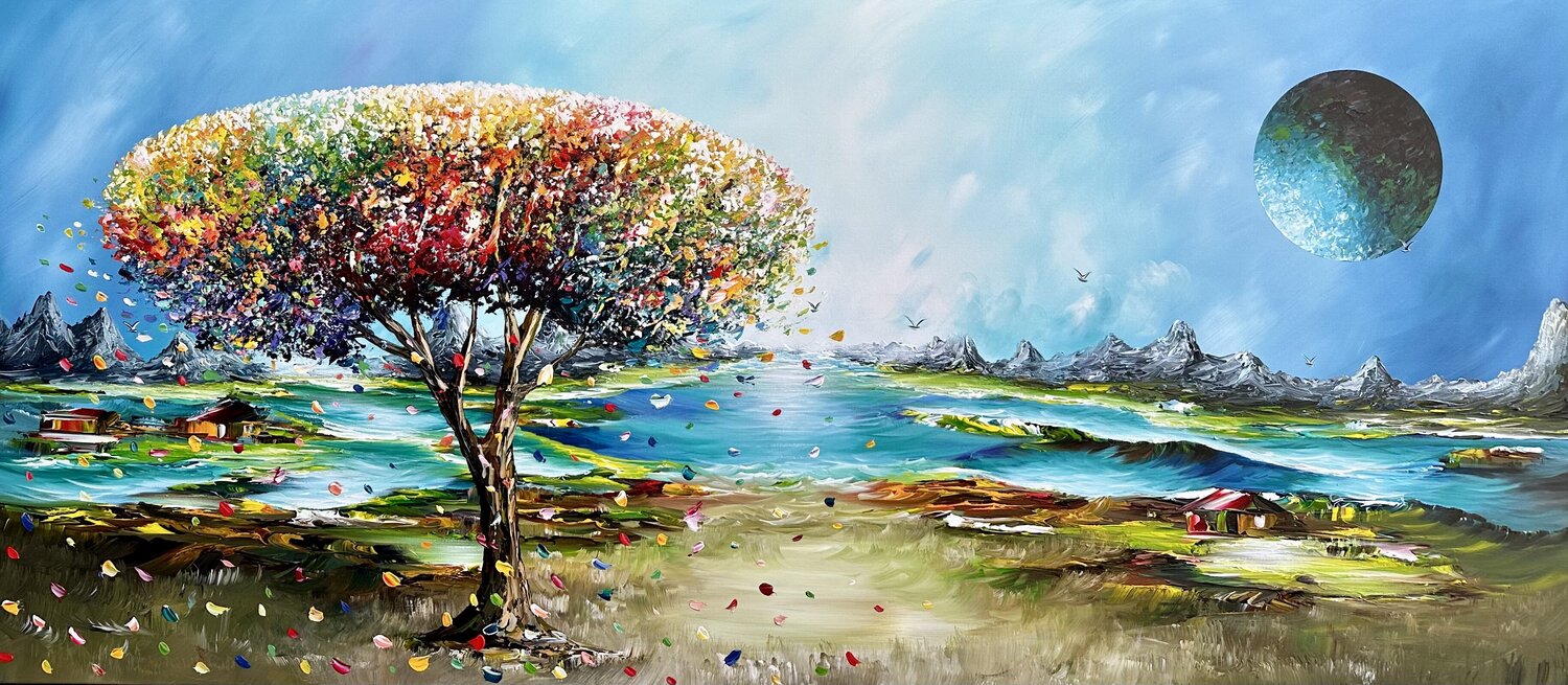 Untouched XXL Gena Original painting for sale