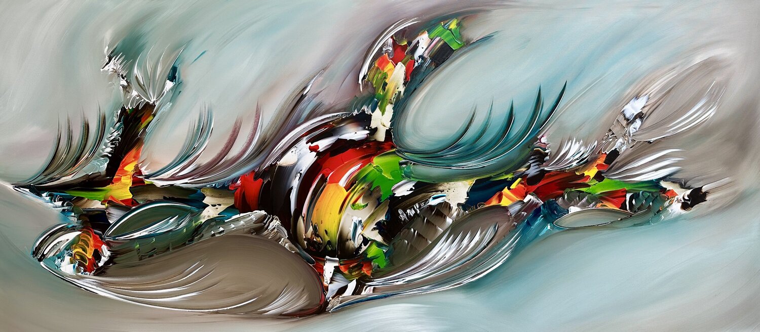 Abstract Vision XXL Gena Original painting for sale
