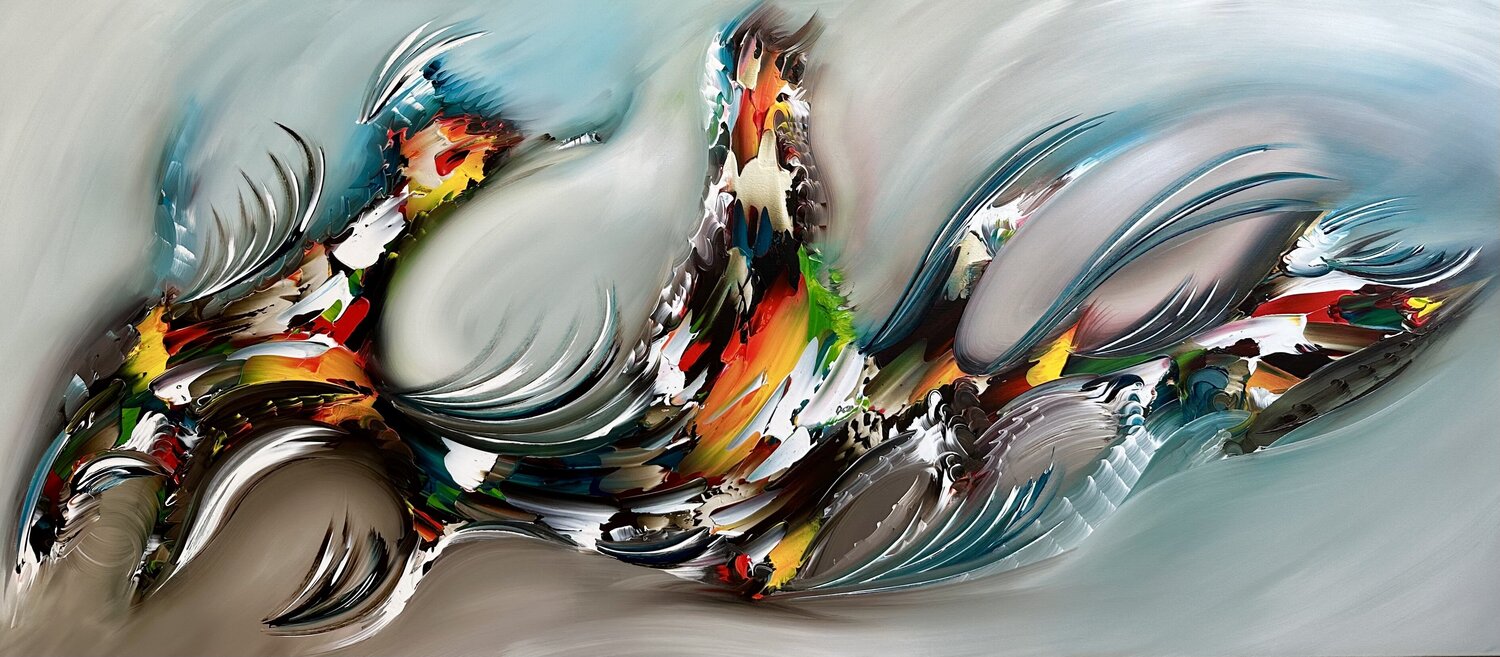 Crystal XXL Gena Original painting for sale