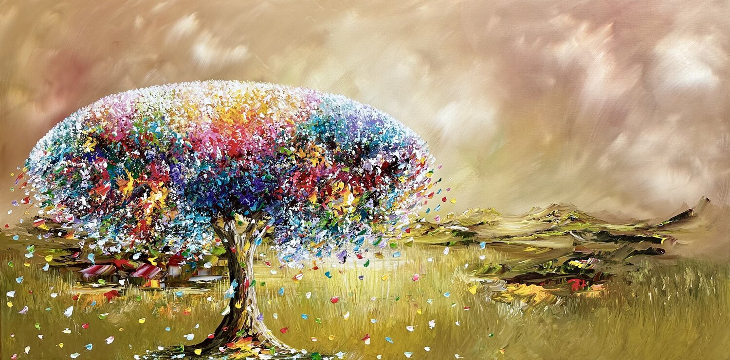 Green Life . Gena Original painting for sale