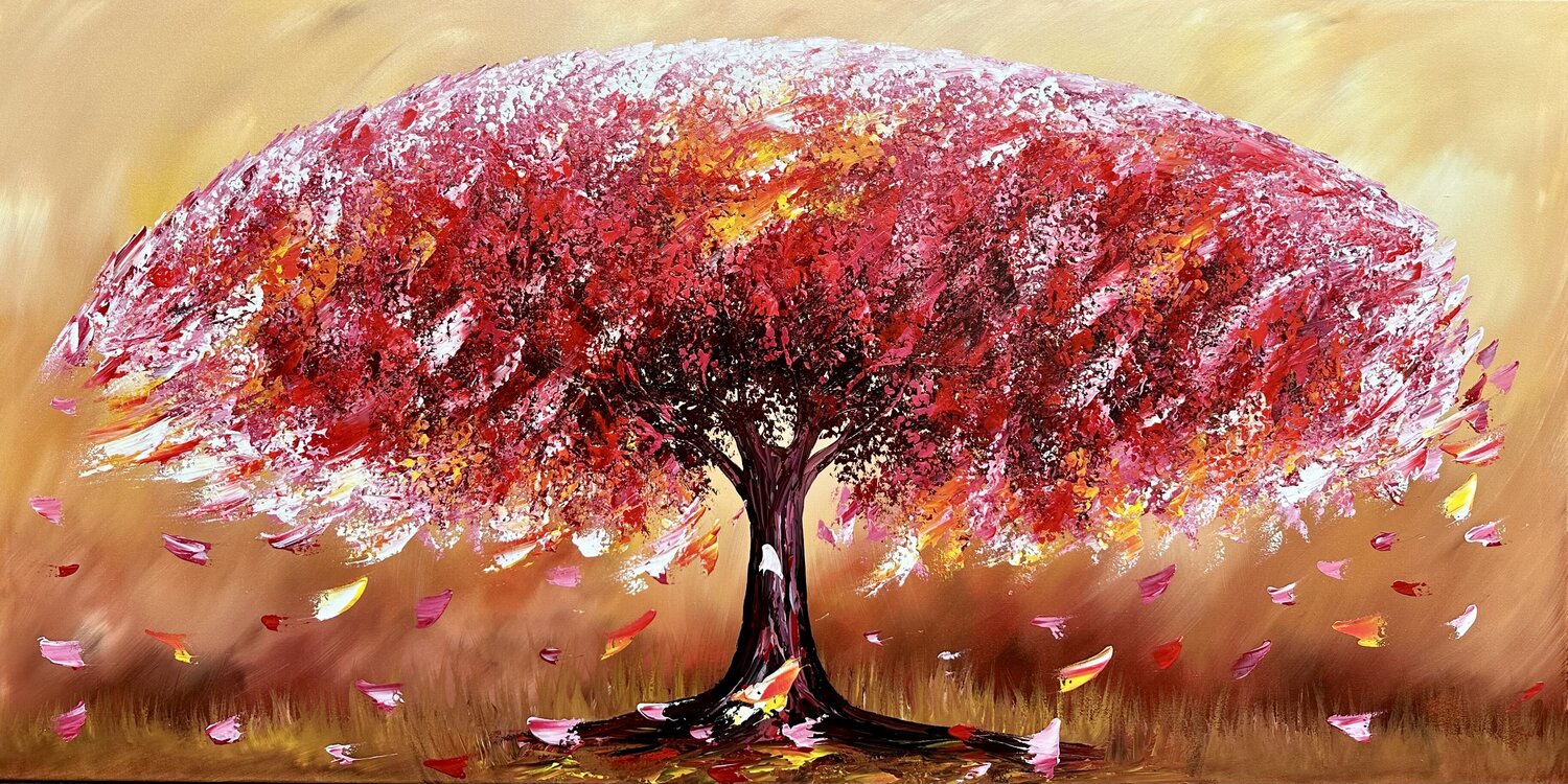 Summer Tree Gena Originalgemälde zu verkaufen