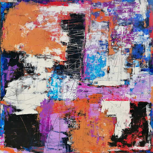 Color over time by Maurizio Paccagnella, Painting for Sale on Select