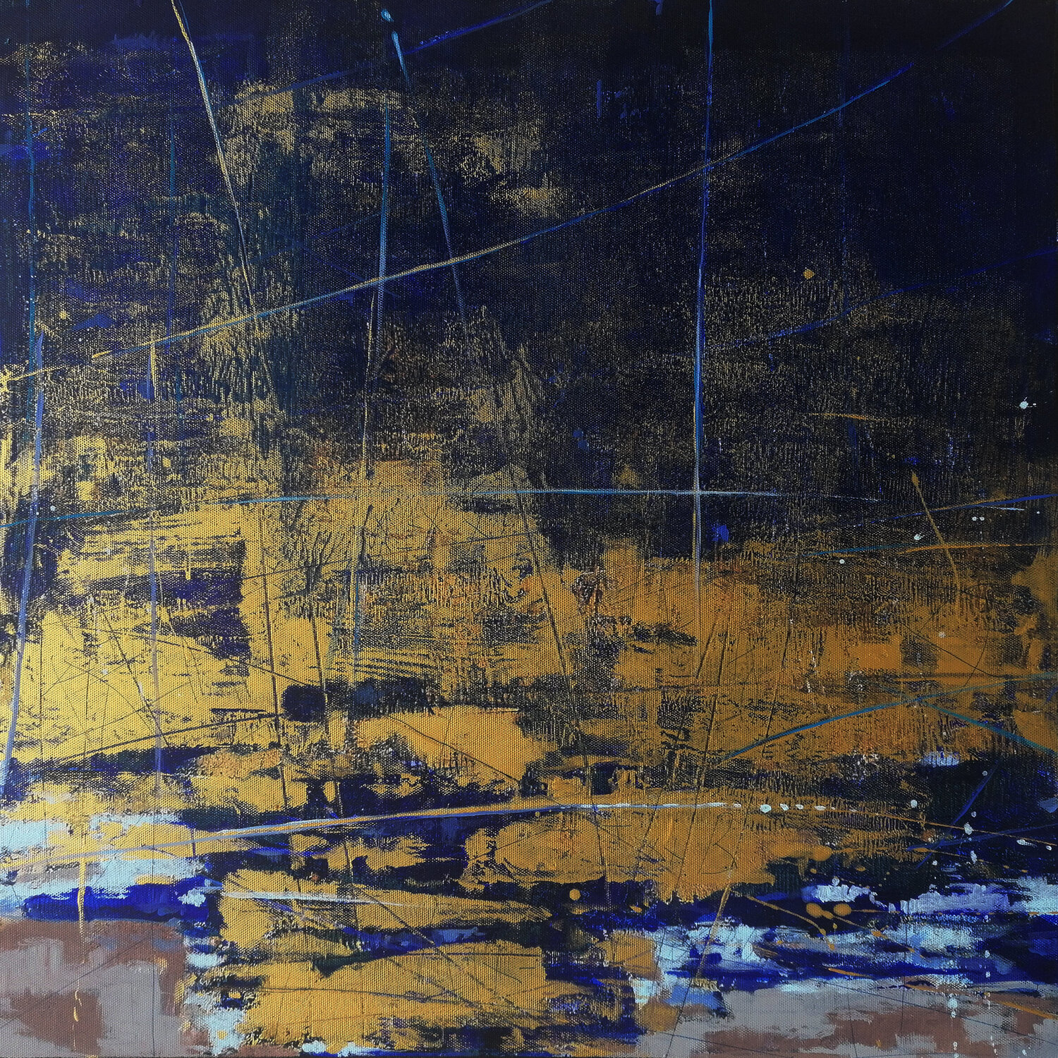 Incontri notturni Maurizio Paccagnella Original painting for sale