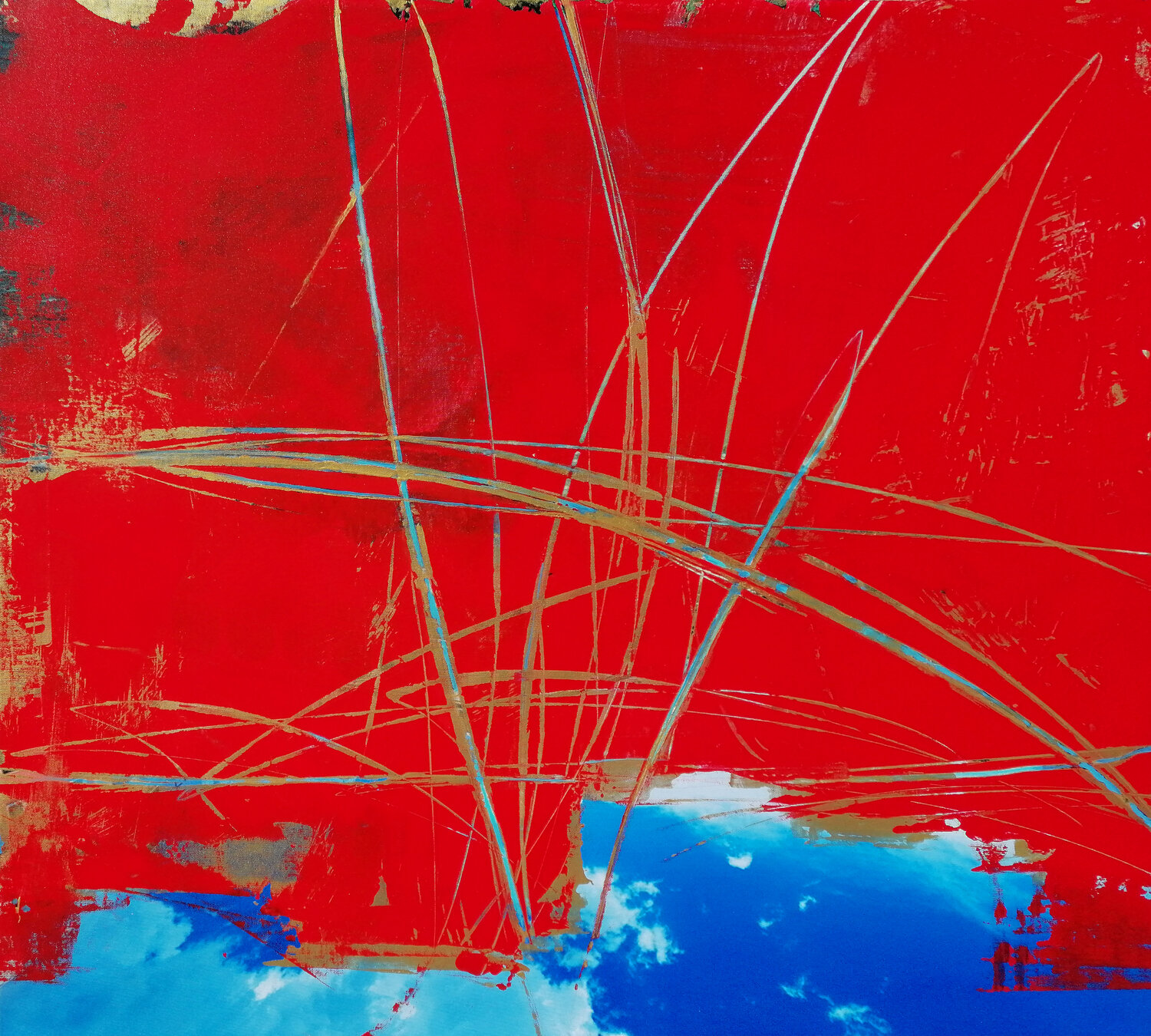 Vivi il tuo cielo Maurizio Paccagnella Original painting for sale