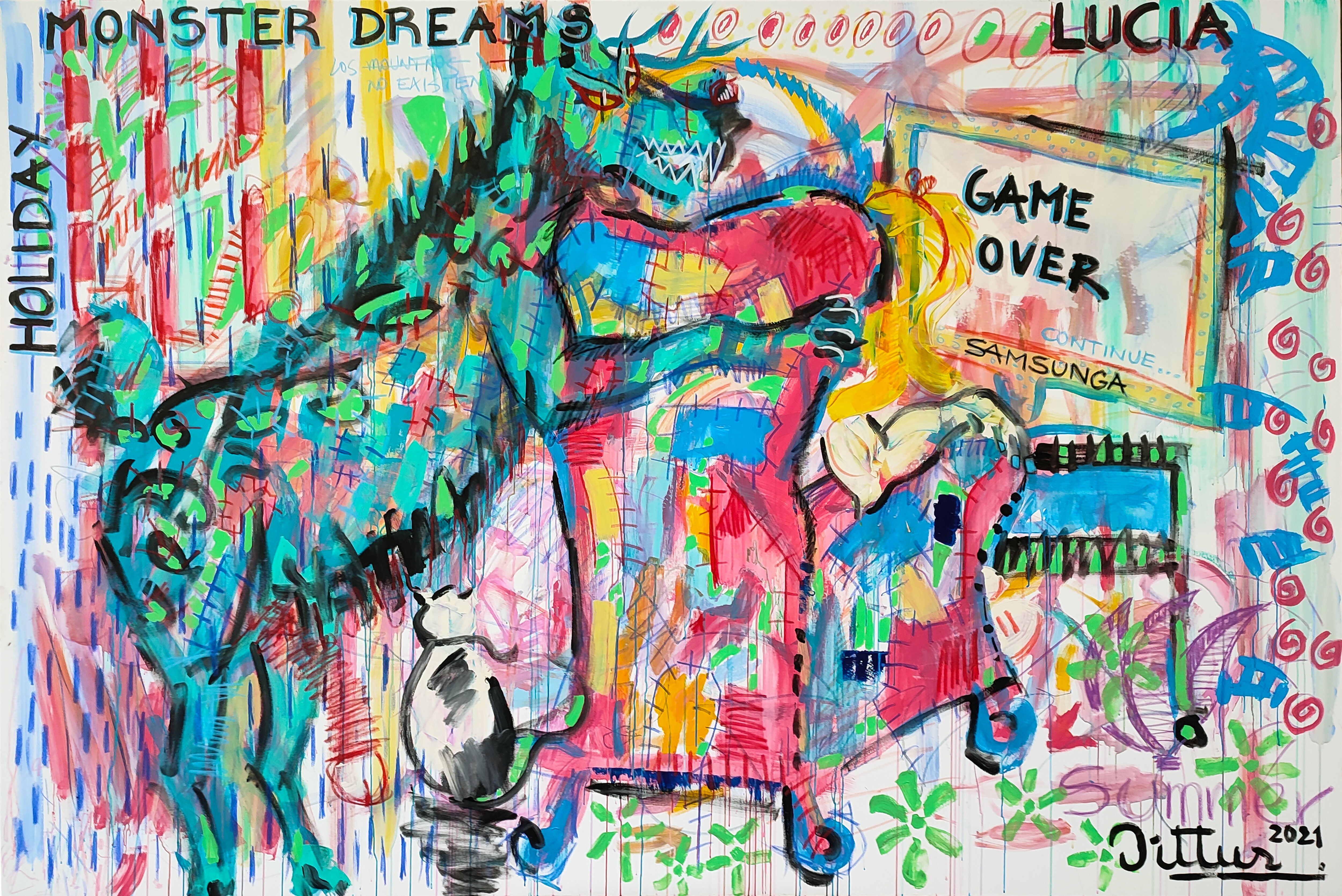 Holiday monster dreams