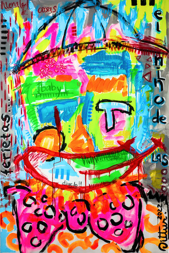 The carnival boy by Christian Dittus, Painting for Sale on Select