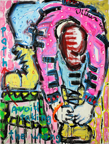 Avoid taking the wrong path by Christian Dittus, Painting for Sale on Select