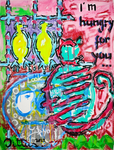 I' m hungry for you by Christian Dittus, Painting for Sale on Select