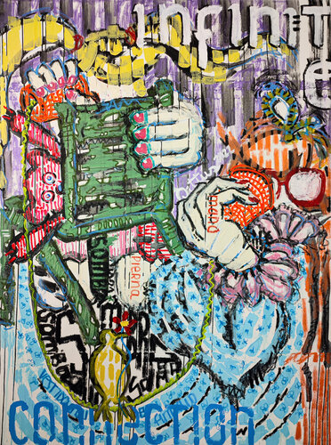 Infinite connection by Christian Dittus, Painting for Sale on Select