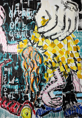 Dreams of giants by Christian Dittus, Painting for Sale on Select