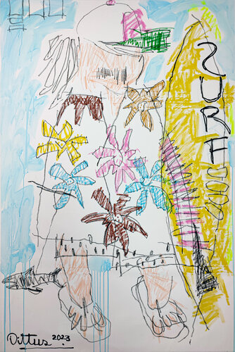 Surf champion by Christian Dittus, Painting for Sale on Select