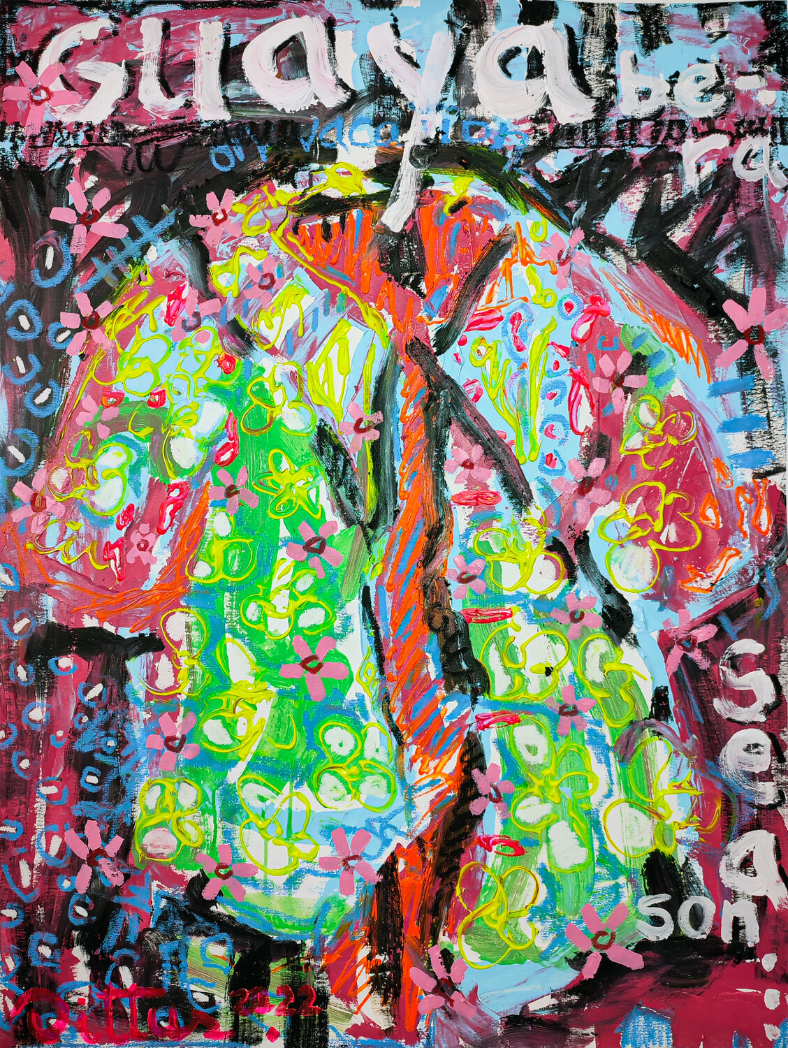 Guayabera season Christian Dittus Original painting for sale
