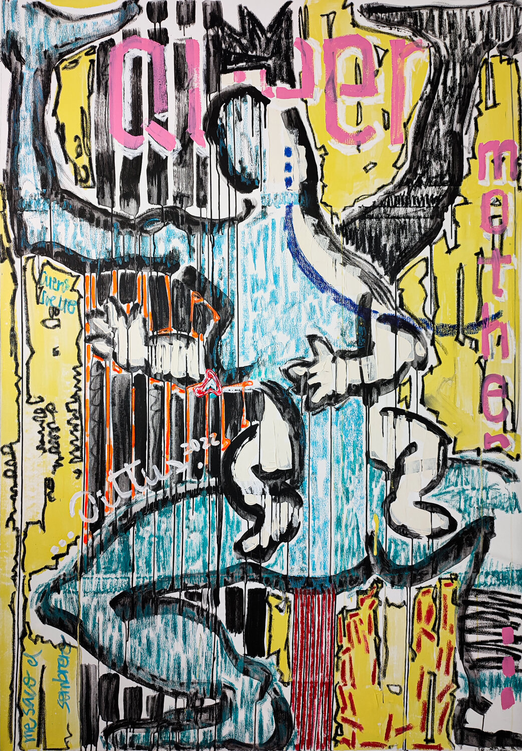 Queen mother Christian Dittus Original painting for sale