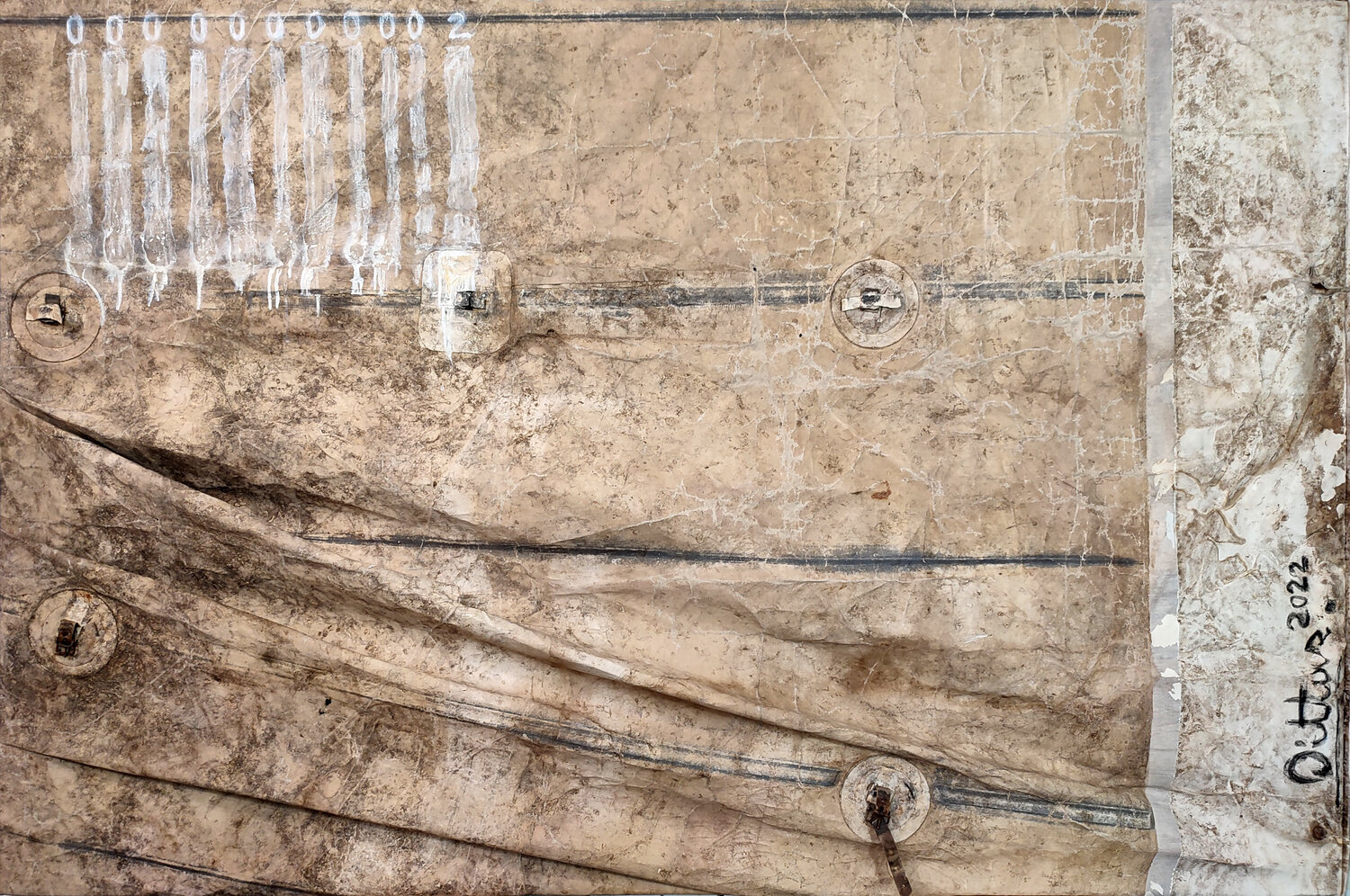 "Line by line" 00000000002 Christian Dittus Original painting for sale